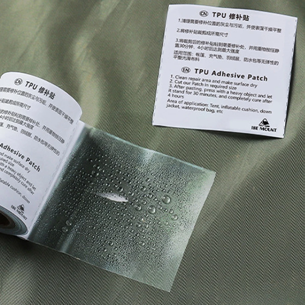 Waterproof Transparent TPU Repair Tape for Airbed and Pool Essentials
