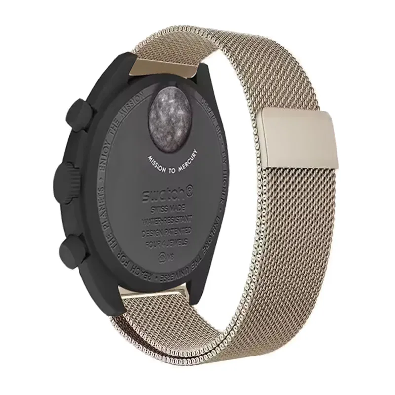 Milanese Magnetic Stainless Steel Loop Wristband Replacement Bracelet - 20mm