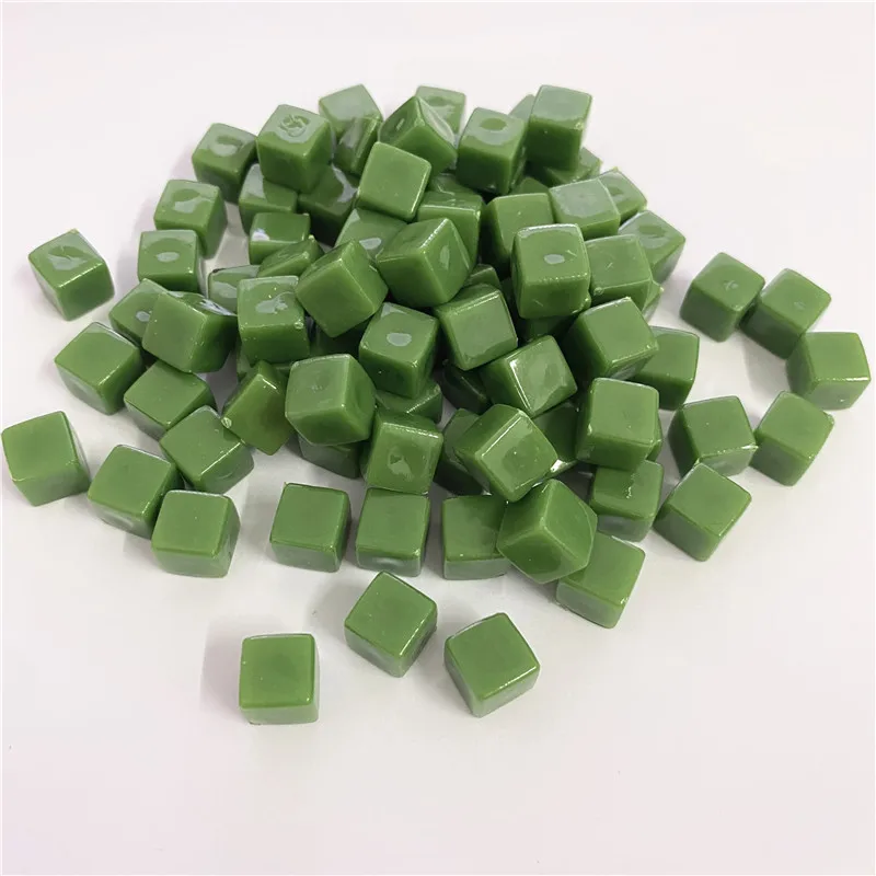 Set of 100 Clear Acrylic Dice