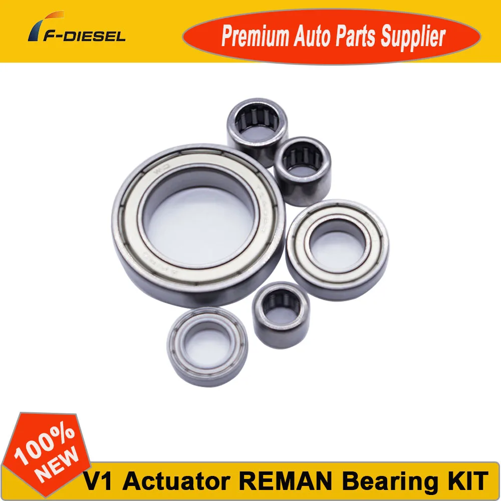 F-DIESEL 6PCS V1 Actuator REMAN Bearing KIT for 400/500 Series V1 Version
