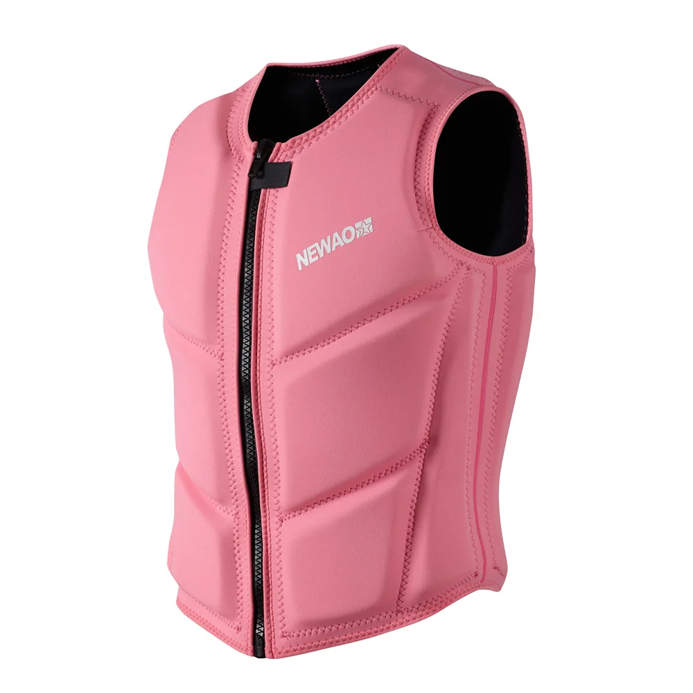 Life Jacket Adult Life Jacket Wake Surfing Impact Vest CE Approved Neoprene Wakesurf Comp Vest surf Watersports Activities