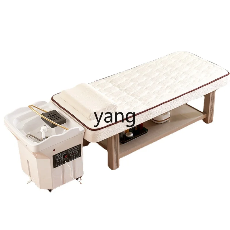 

LMM Mobile Shampoo Basin Head Therapy Bed Water Circulation Beauty Salon Special