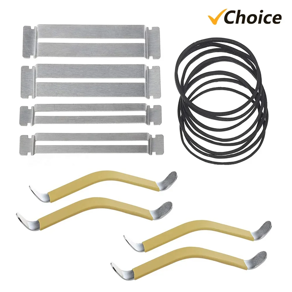 Guitar Tool Kit 14PCS/57PCS/74PCS Carry Bag Repair Tools String Action Ruler Luthier File Guitar Bridge Pins for Ukulele