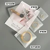 10pcs Transparent Frosted Small Ziplock Plastic Bags Jewelry Gift Storage Bag Packaging Clear Eva Self Sealing Pouches Wholesale 4