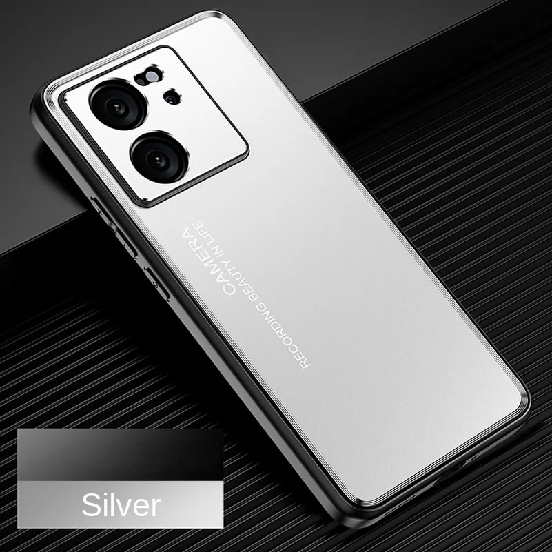 thumbnail image 1 of Funda de placa trasera con chorro de arena de aleación de aluminio para Xiaomi 13T Pro 13T 13 Pro 12S Ultra 12X 12 12T, cubierta trasera protectora de cámara de Metal, 1 of 5
