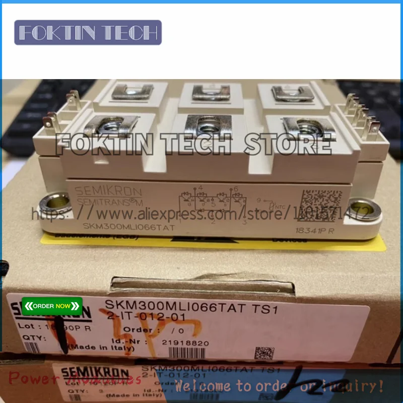 

SKM200MLI066TAT SKM300MLI066TAT New Original IGBT Module