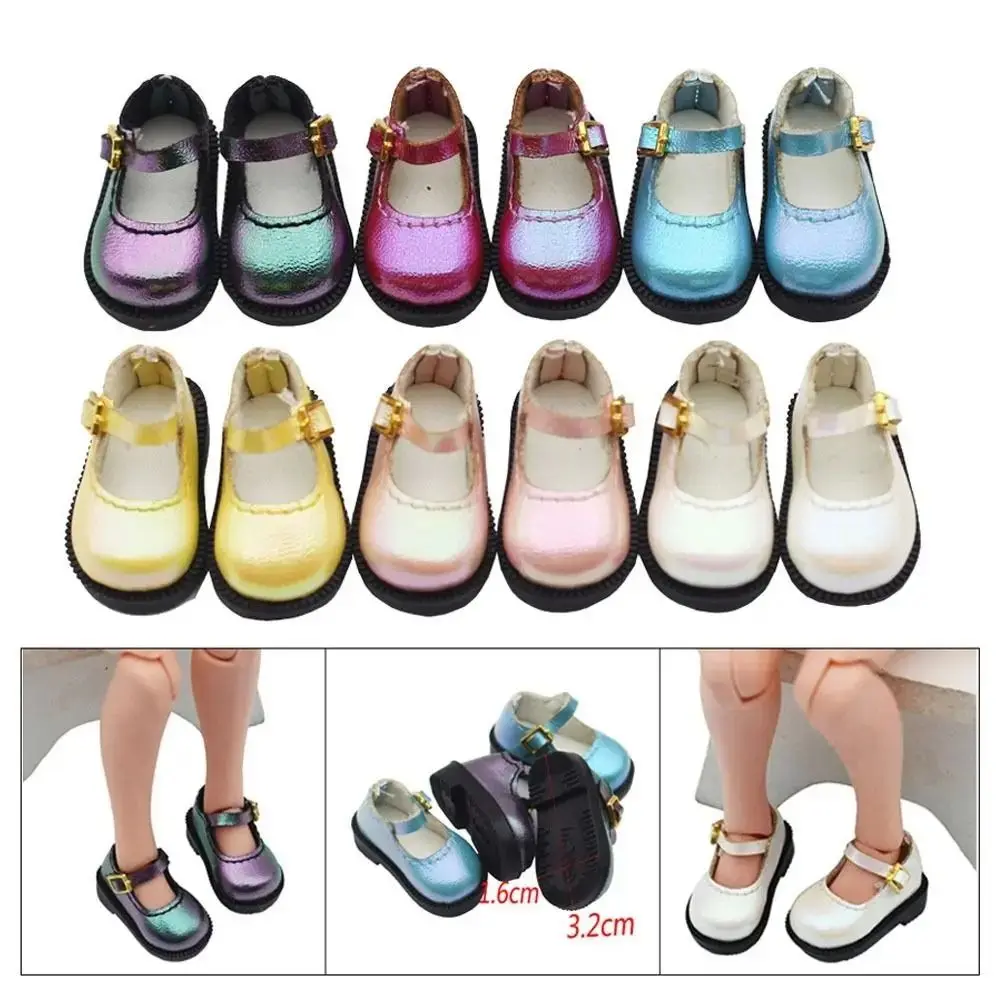 Decor PU Leather 10cm Cotton Shoes Shoes Lightweight PU Leather Shoes Mini Cute Leather Boots Gifts