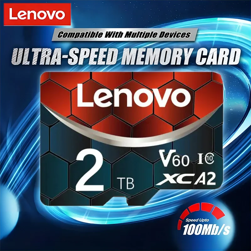 

Флэш-карта памяти Lenovo Microsd, класс 10, 1 ТБ, 128 ГБ, 256 ГБ, 512 ГБ, 4K