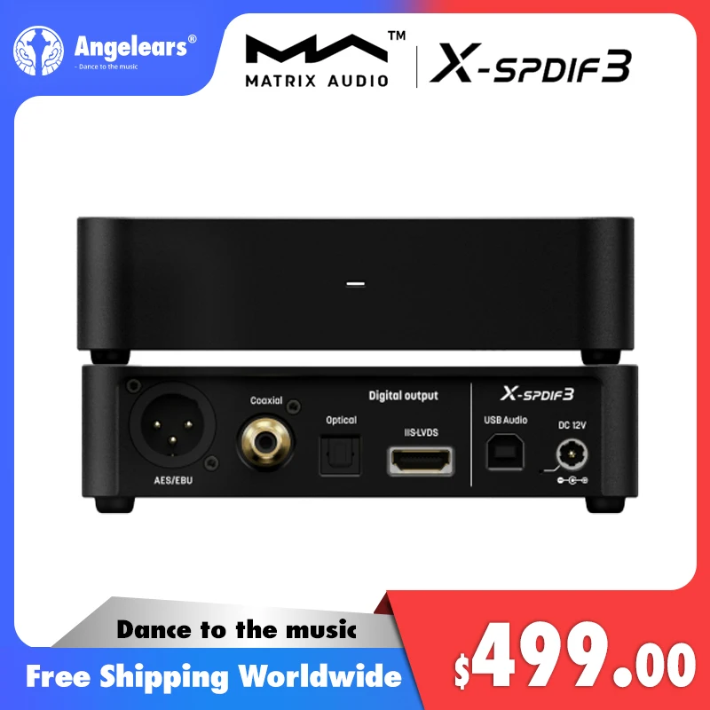 

Matrix X-SPDIF 3 USB Digital Audio Interface IIS-LVDS/Coaxial/Optical/AES/EUB 768kHz/32Bit DSD512 X-SPDIF3 USB Interface