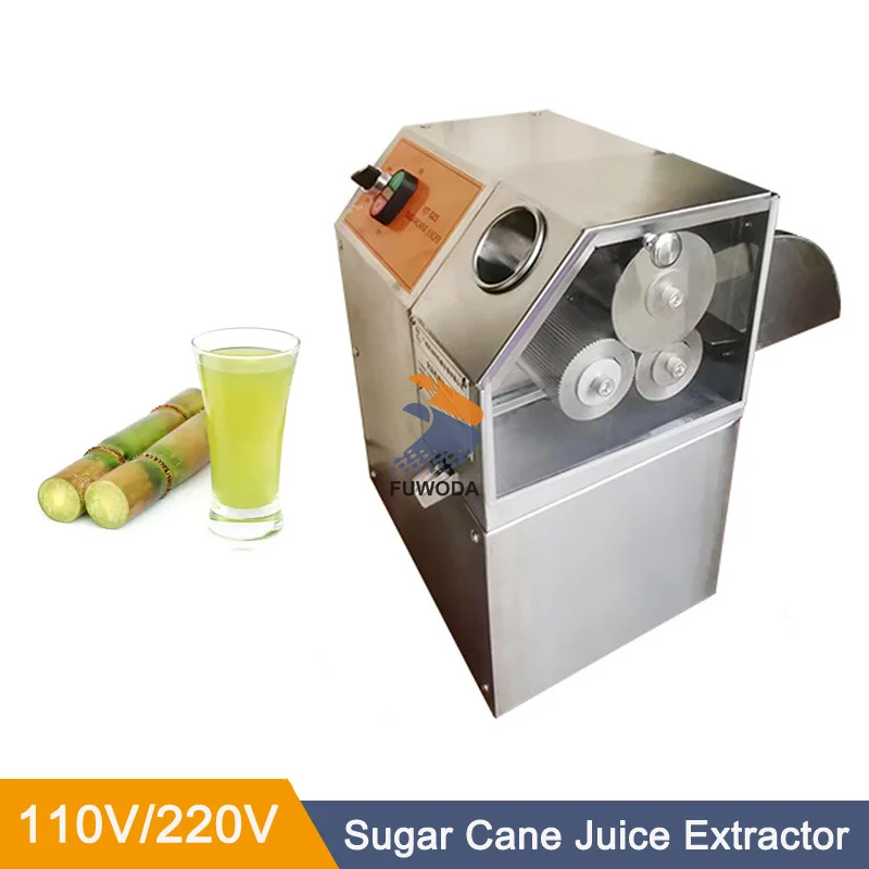 Commercial Sugarcane juicer Automatic Stainless Steel Desktop Sugar ...