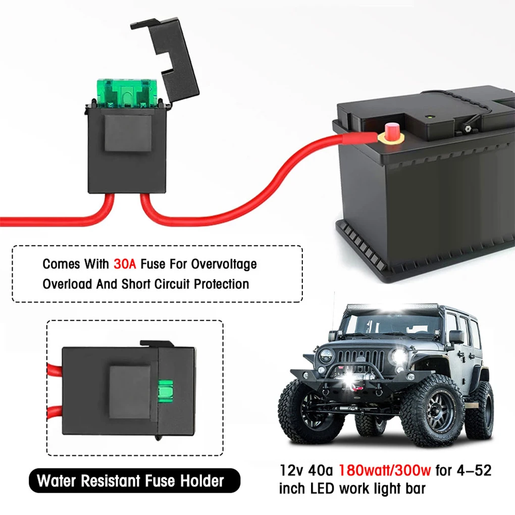 

Портативная проводка 16awg 40 А для автомобиля