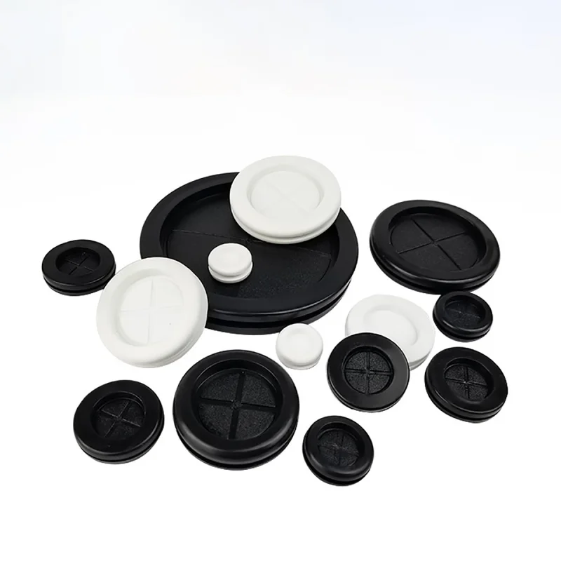 Wire Cable Blanking Blind Rubber Grommets Gasket 8mm130mm Doublesided