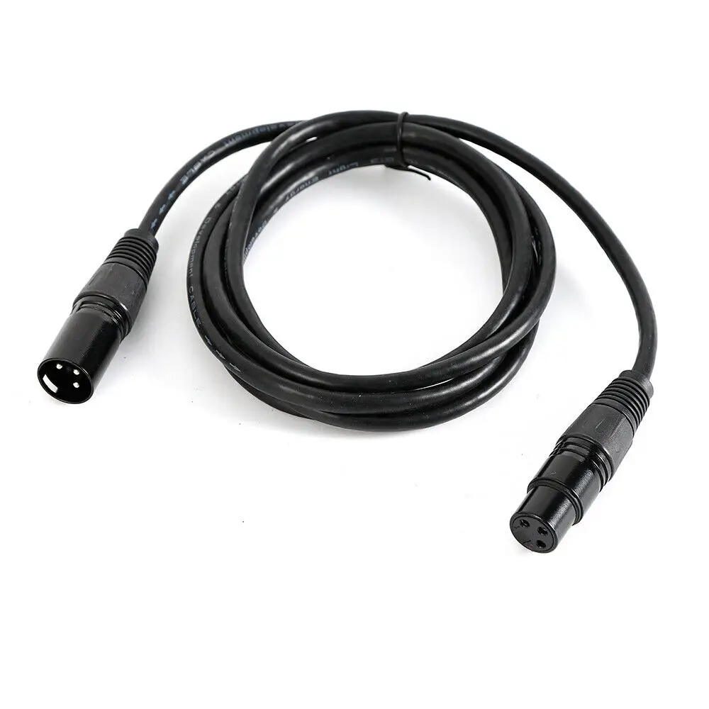 5 Stück 1 m langes DMX-Kabel, 3-poliges XLR-DMX-Kabel-Set für Bühnenbeleuchtung, digitale Audiosteuerung, LED-PAR, sorgen für eine präzise Datenübertragung – Detail 7