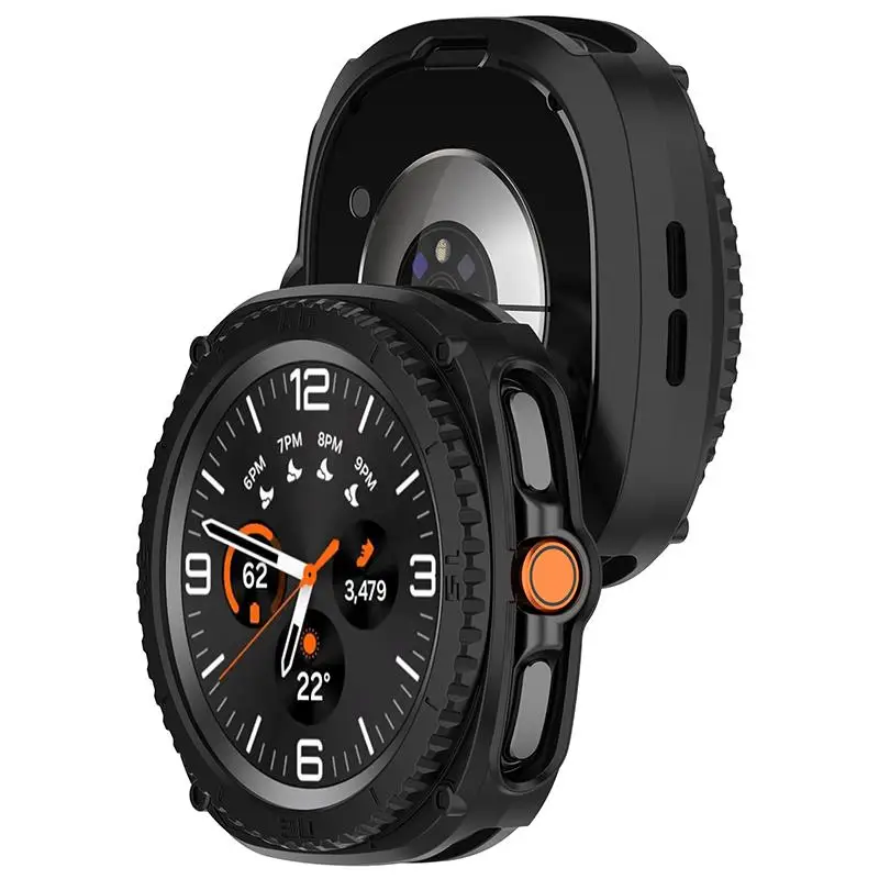 غطاء + مقياس الحافة الدائري لساعة سامسونج جالاكسي...