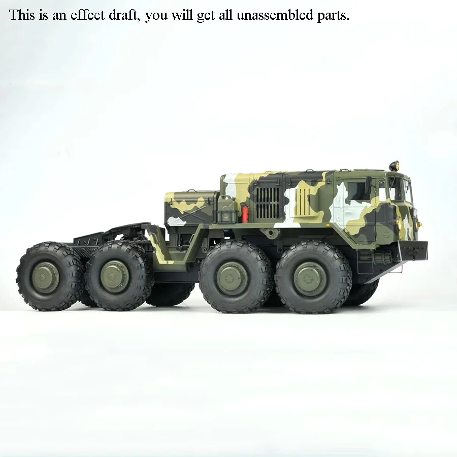 CROSSRC 1/12 RC BC8A Mammoth 8*8 Off Road Car Military Truck KIT Motor Light System Unassembled Gifts for Boys Model TH11099 3