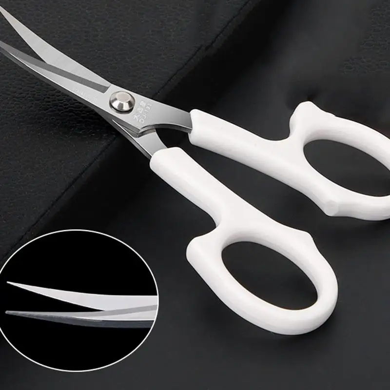 130/122MM Bent Head Embroidery Scissors for Needlework Cutting Sewing Fabric Cross Stitch Tailor'S Scissor for Sewing Scissors Tailor Scissors Sewing Supplies Craft Scissors