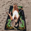 Anime Cool Boy O-One Piece Roronoa Zoro Anime Beach Swimming Towel Soft Absorbent Washcloth Children's Gifts Travel Camping Gym 4