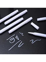 12pcs White Liquid Chalk Marker pens (Set of 12) - Dust-Free and Easy Erase Formula - Perfect for Teachers, Classrooms, and Pres 1