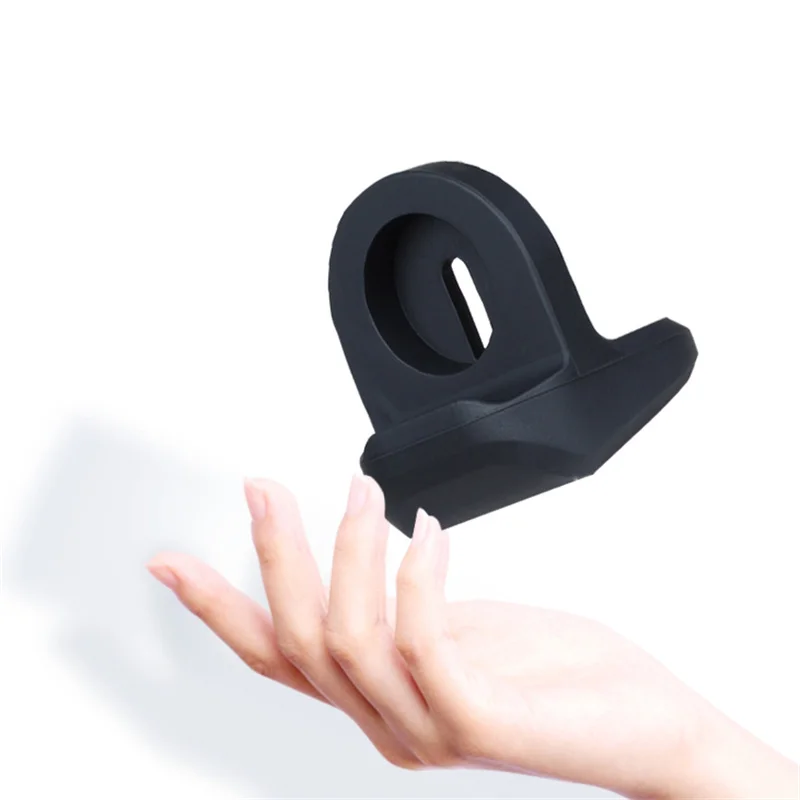 Silicone Charger Stand For Apple Watch Series 8 7 6 5 SE 4 3 For Iwatch Desktop Nightstand Non Slip Support Charging Accessories