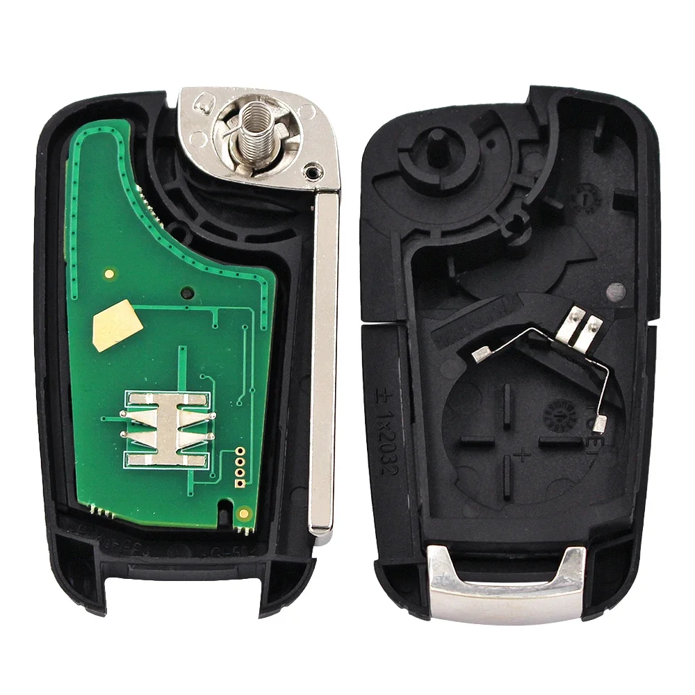 Car Remote Key Ecusells Keyless-go Remote Smart Car Key 315/433MHz ID46 Chip HU100 Blade for Chevrolet Cruze Sonic Malibu Impala Equinox Camaro