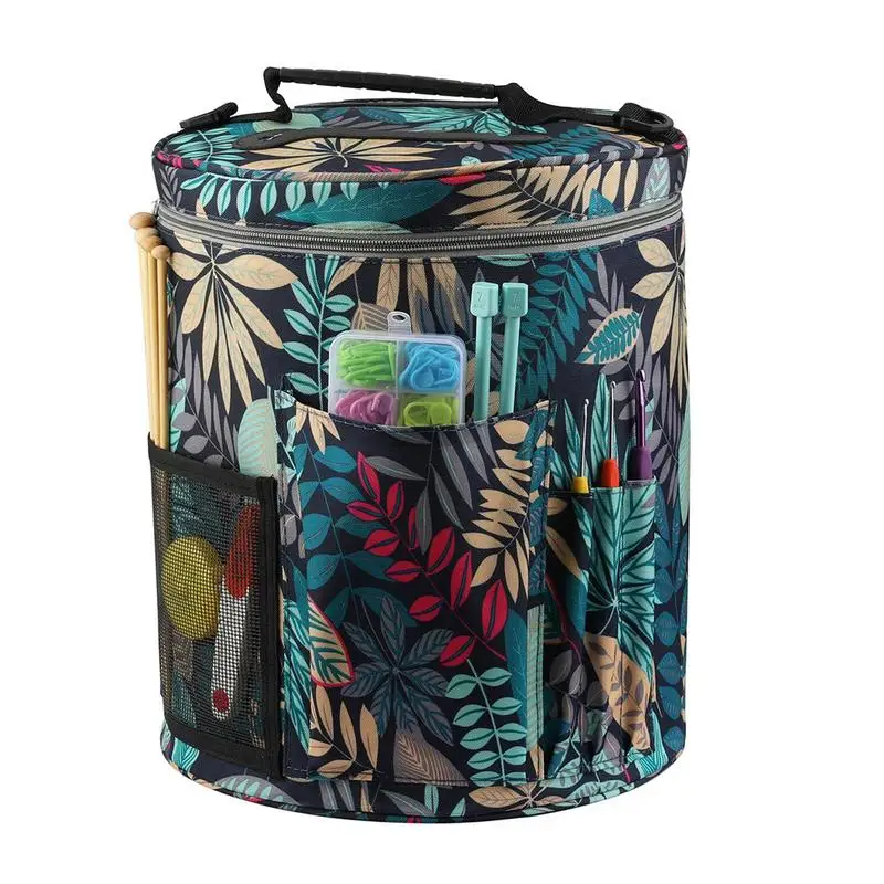 

Yarn Organizer Storage Bag Yarn Multifunctional Portable Knitting Bag Tote Storage Bag For Wool Crochet Hooks Sewing Accessories