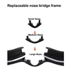 Adult Kids Swimming Glasses Myopia Goggles glasses with Degree,Replacable Nose Frame and Anti-fog Spray 5