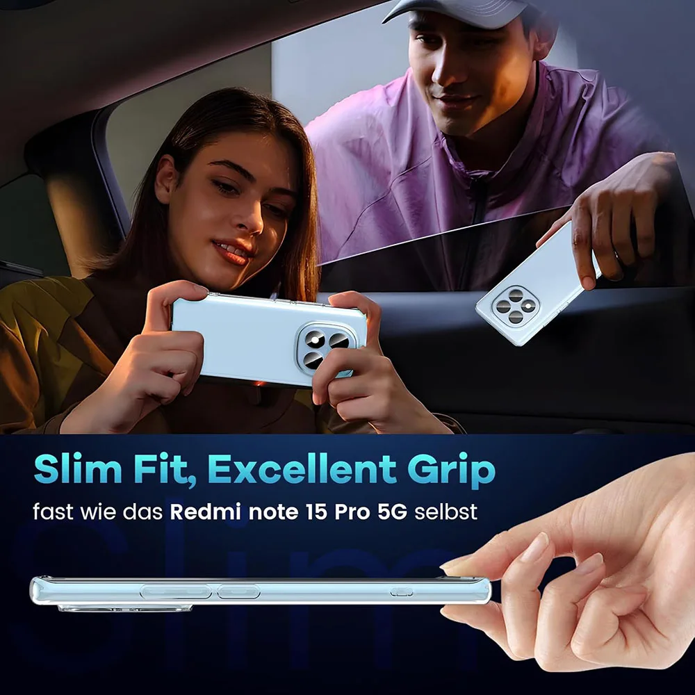 Crystal Clear Ultra-Thin Shockproof Silicone Case