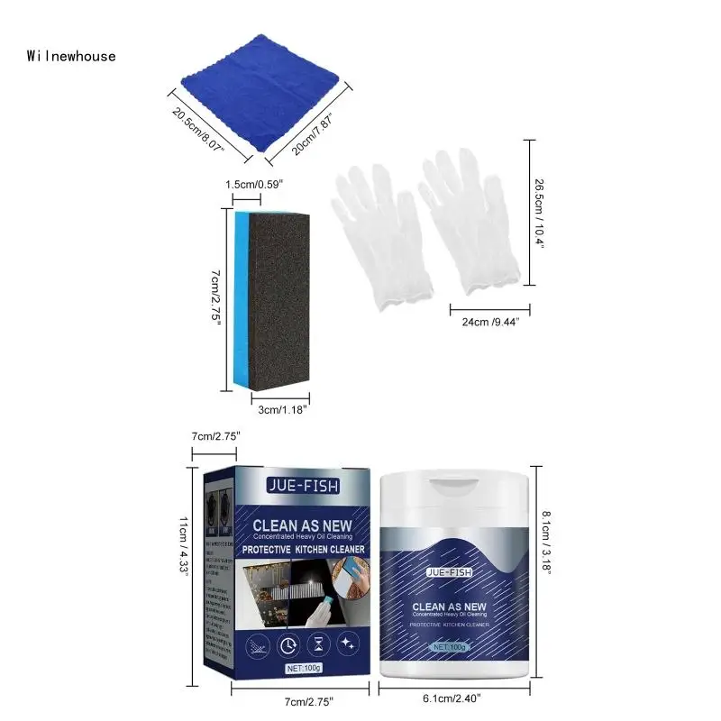 

Concentrated Heavy Oil Pollution Cleaner Household Degreasing Cleaning Powder Dropship