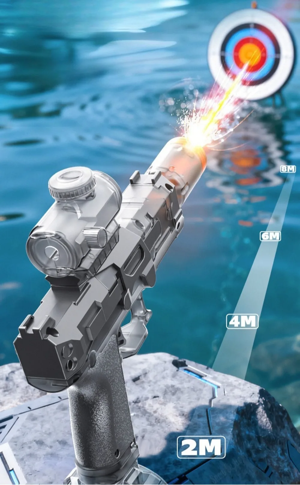 Electric Water Gun With Linkage And Shell Ejection For Kids_voghion.com
