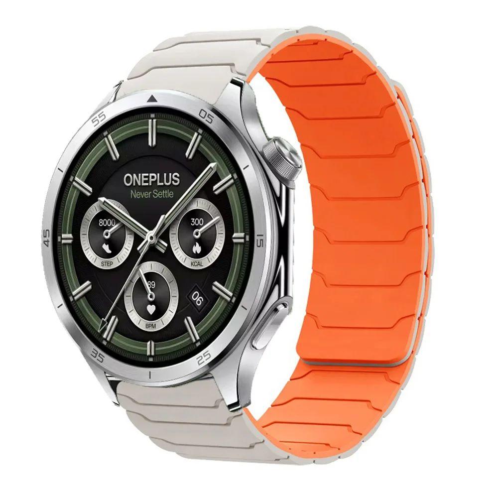Magnetic Silicone Strap - Adjustable 20/22mm Bracelet Wristband