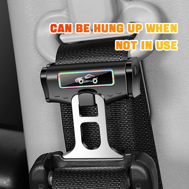 SEAMETAL Limitatore della cintura di sicurezza per auto Fibbia Tappo Regolazione della cintura di sicurezza Clip di sicurezza Limitatore antiscivolo Fibbia fissa Accessori per auto - immagine 2