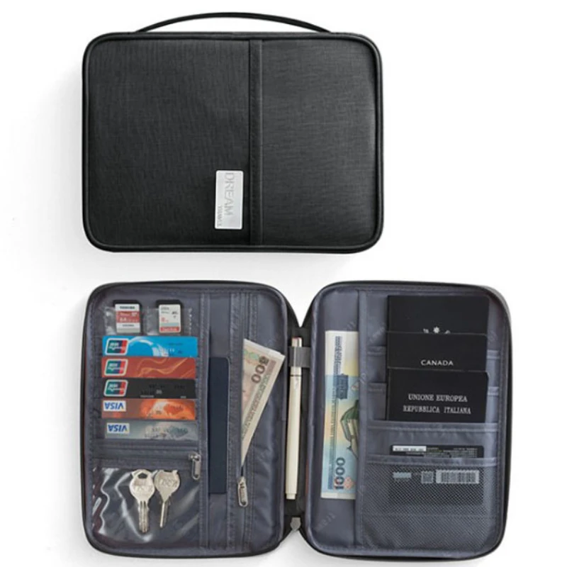 Document Case Organizer Cardholder Family Passports Family Passports Travel Aliexpress