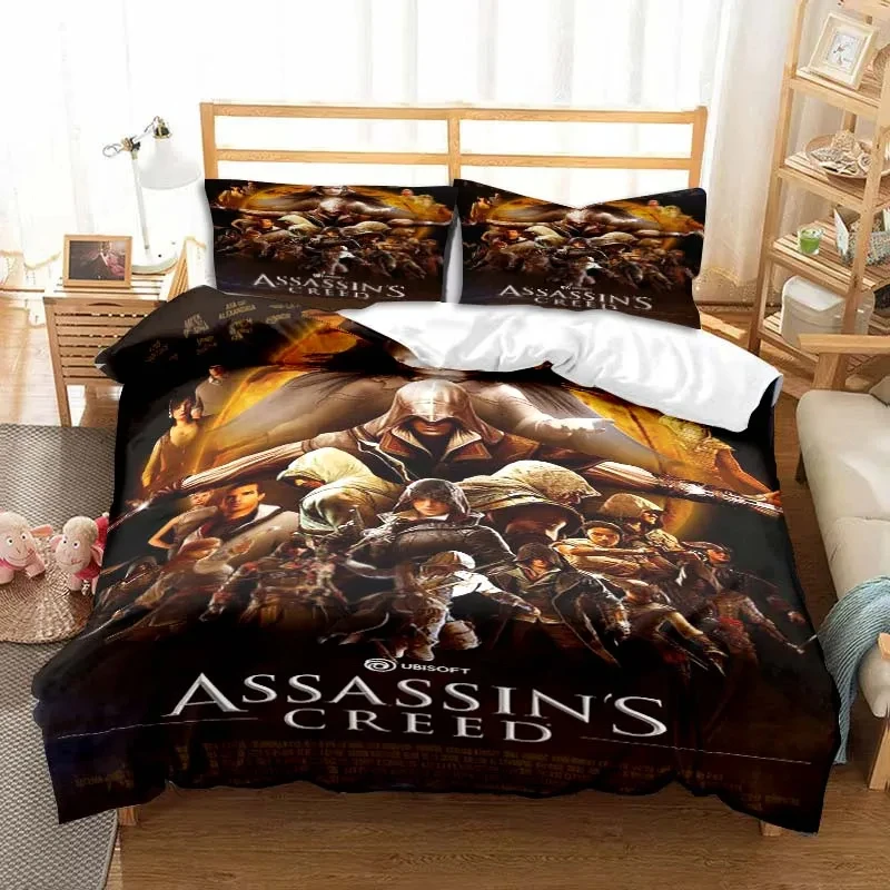 Game-A-Assassin-S-Creed-Art-Bedding-Set-Gamer-Duvet-Cover-Set-Adult ...