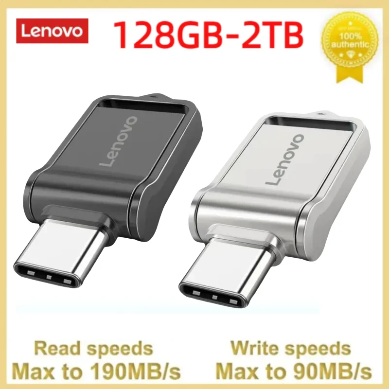 Lenovo Usb 3.0 Flash Drive 2Tb Usb Flash Memory 1Tb 128Gb Pen Drive Impermeabile Pendrive In Metallo Usb Drive 512 Usb 3 0 Stick Memory