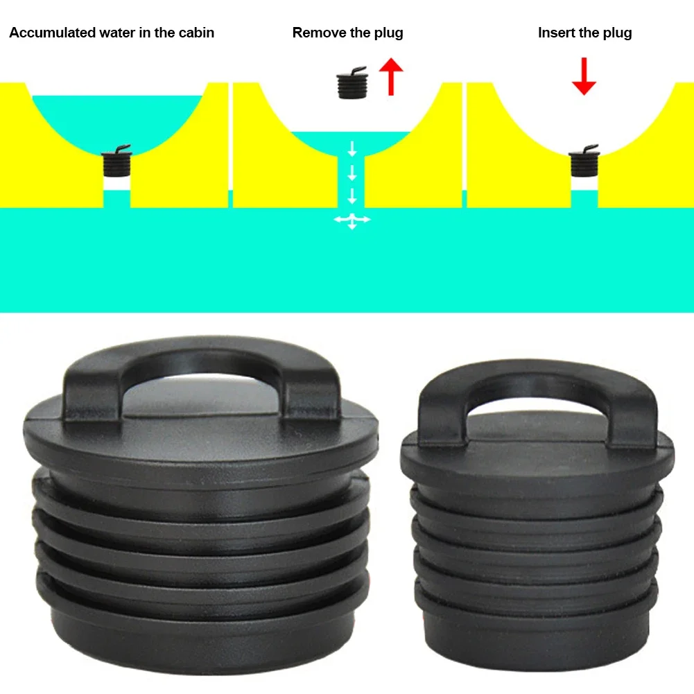 Accessoires pour kayak, lot de 4 bouchons d'évacuation pour