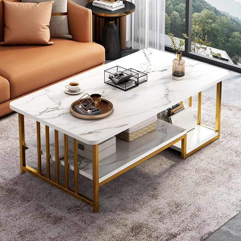 

White Luxury Coffee Tables Modern Living Room Nordic Home Coffee Tables Storage Design Tavolino Da Salotto Bedroom Furniture