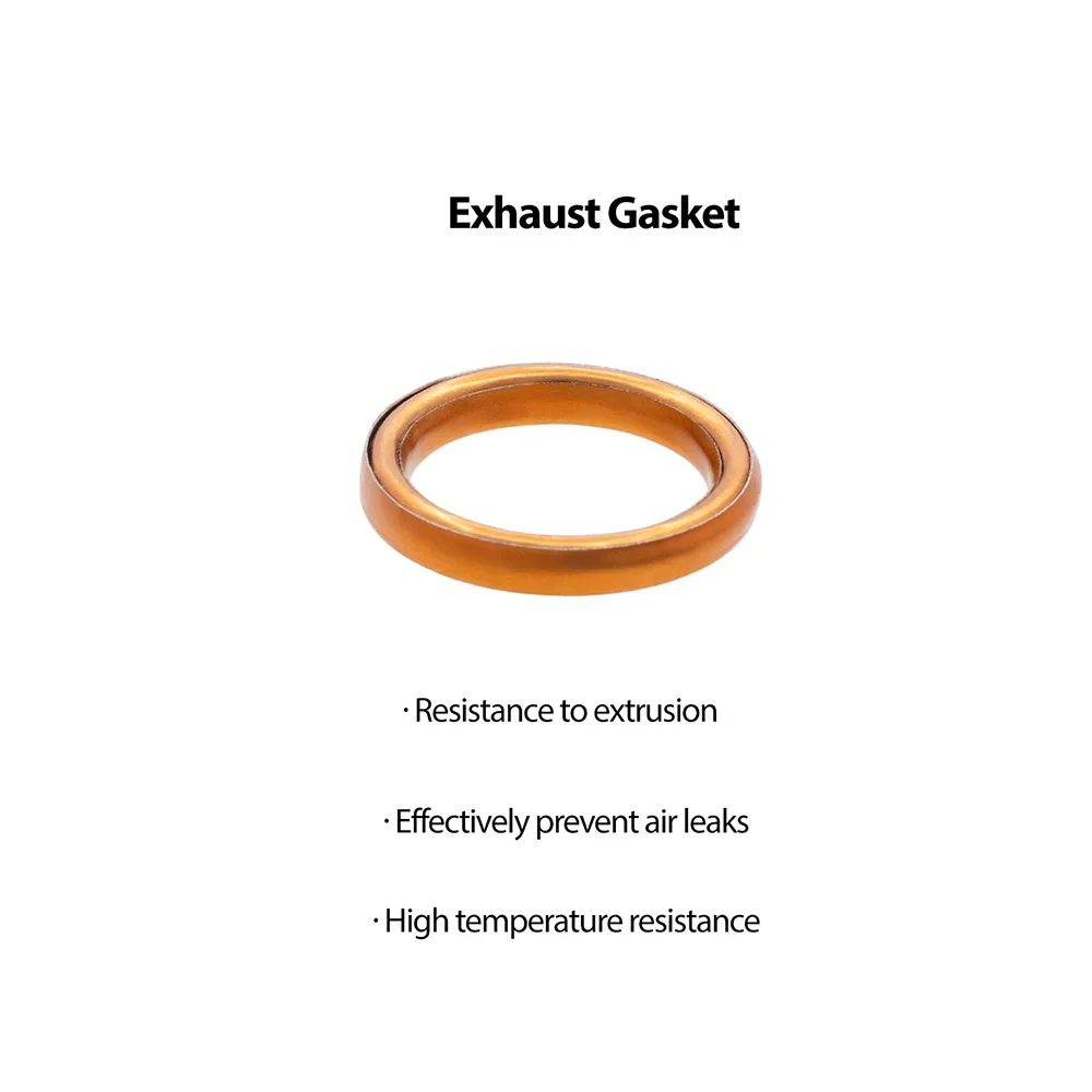 Exhaust Bolt and Gasket For GY6 50 cc 70cc 90 cc 110cc 125 150cc Scooters ATVs Go Karts Moped Quad 4 Wheeler Dune Buggy