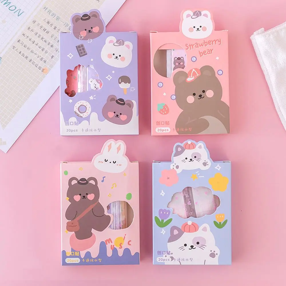 Cartoon Breathable Bandages Sticker Children Home Travel Hemostasis Wound Plaster Adhesive Bandages Band Aid  Bandages