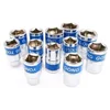 8-36mm CR-V Steel Anti-rust Treatment Ratchet Wrench Socket 1/2 Inch Blue Drive Short Hex Sockets Nut Removal 6