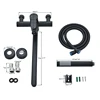 Long Spout Bathtub Shower Faucet Hot and Cold Water Mixer Swivel Tub Spout Wall Mounted Bath Tap  2-ways Water Outlet Crane 5