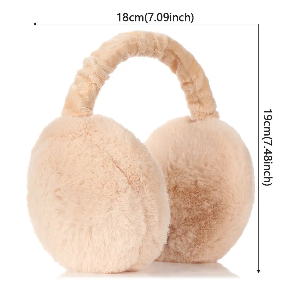 Faux Fur Polyester Earmuffs for Women