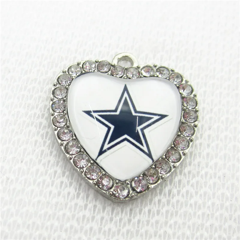 Football Crystal Charm Set 3