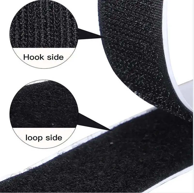 Description Picture 2 of item1/5/10Meters Strong Self Adhesive Hook and Loop Fastener Tape Nylon Sticker Adhesive Strips Glue Tape DIY Craft Accessories 20mm
