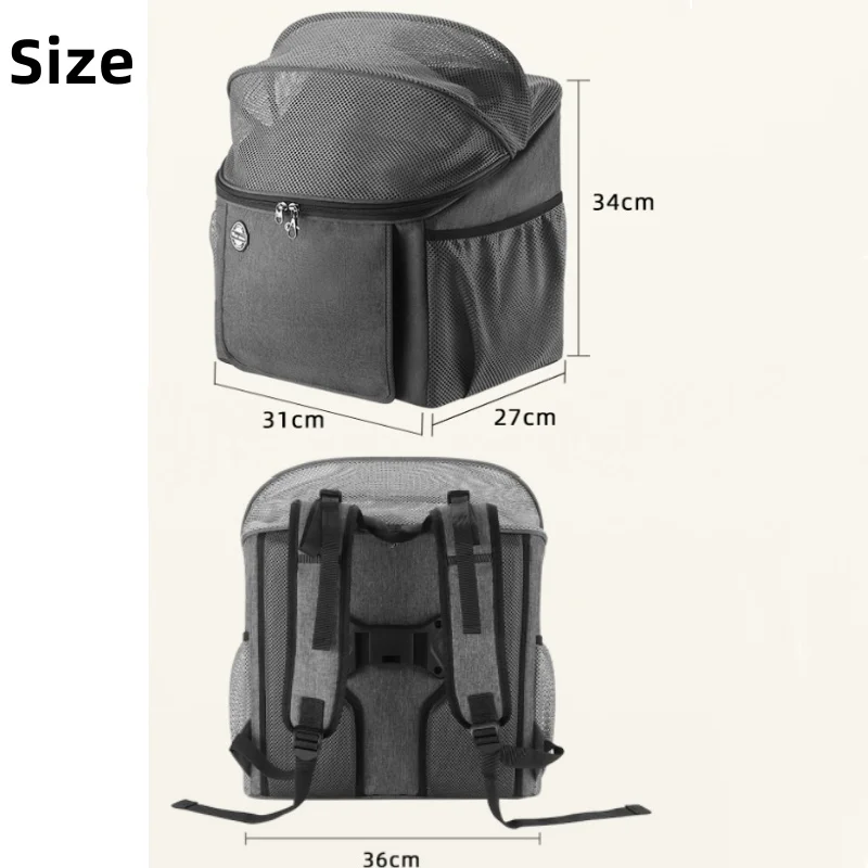 Panier De Vélo De Guidon Pliable - Amovible, Sac à Dos/Provisions, Pour Chien - 5kg