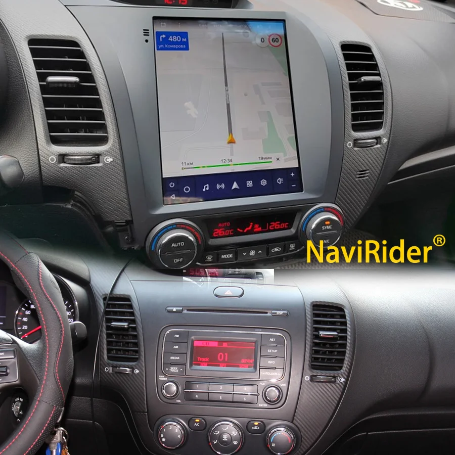 

Android 13 Tesla Style Car Radio For KIA CERATO K3 FORTE 2013-2017 Stereo Multimedia Player GPS Navigation Carplay DSP Head Unit