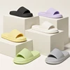 Plus 46-47 Women Slippers Summer Men Flat Non-slip Sole Flip Flops Bathroom Indoor Ladies Shoes Outside Beach Sandals 2
