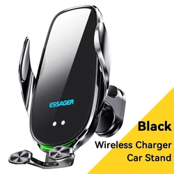 Essager 15W Fast Wireless Car Charger and Phone Holder (Air outlet type)