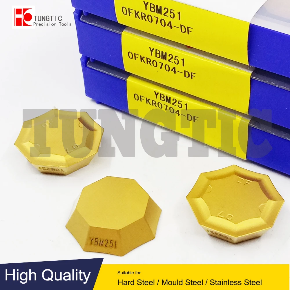 

OFKR0704-DF YBM251 Milling Cutter CNC Tool Lathe Machining Tools Lathe Cutting Tool Metal Turning Tools Inserts OFKR 0704 DF