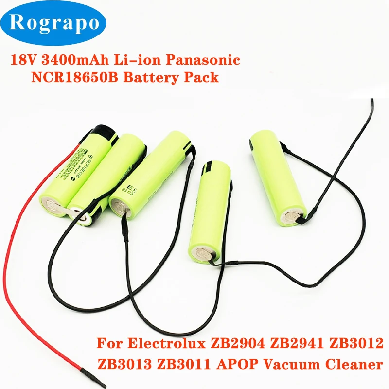 New18V3400mAh2800mAhBatteryForElectroluxZB2904ZB2941ZB3012