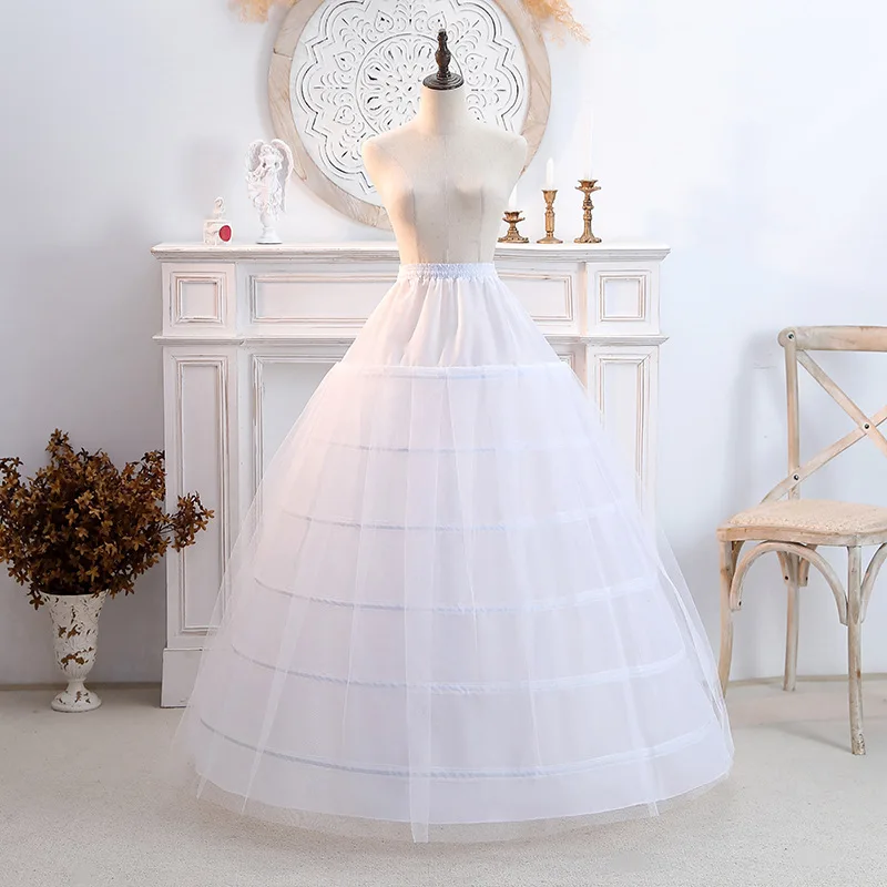 

Slip Dress Lengthened Extra Large Bridal Wedding Dress Performance 6 Steel 1 Yarn Adjustable Six Bones Crinoline Cosplay